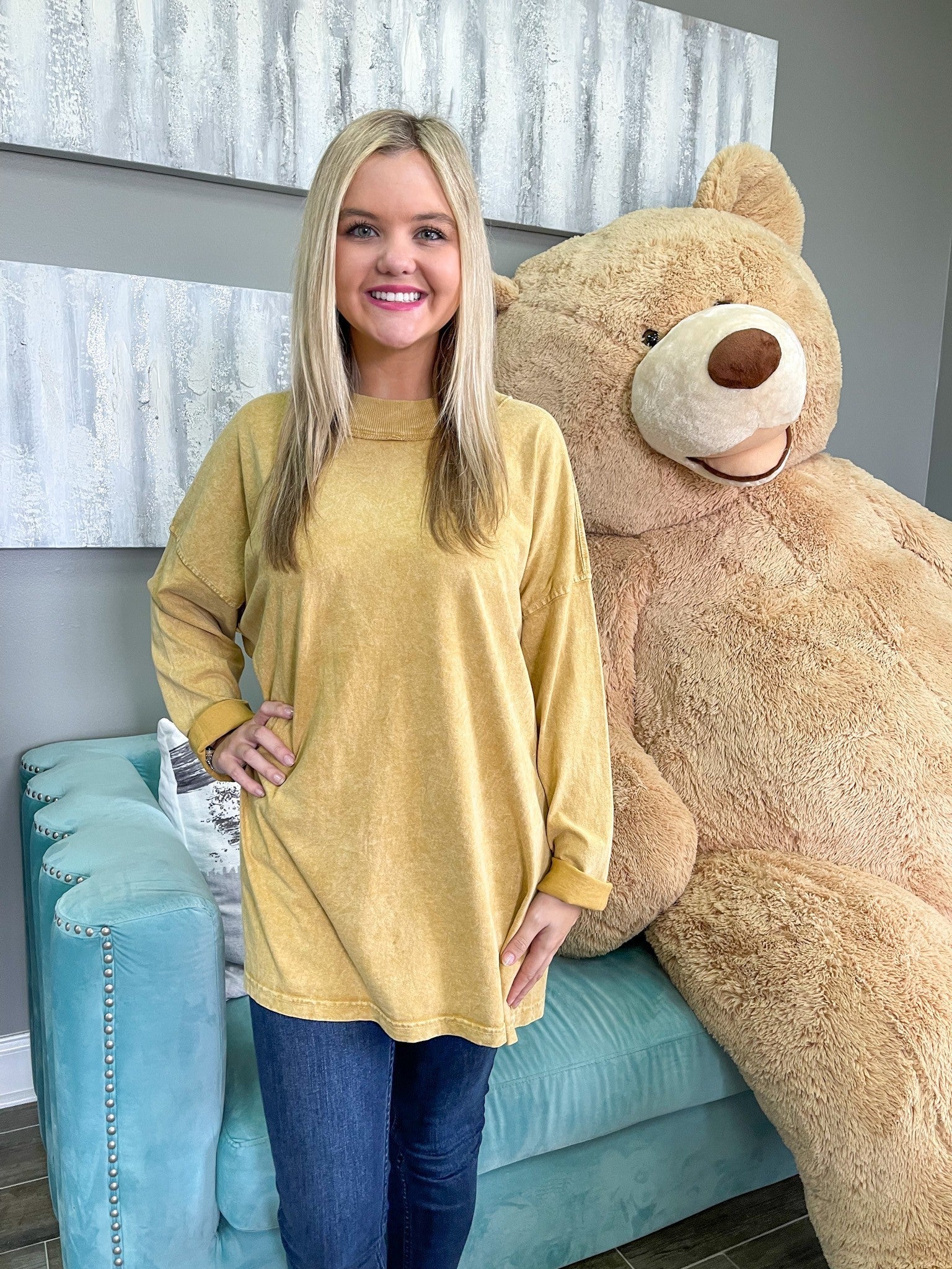 Mock Neck Long Sleeve