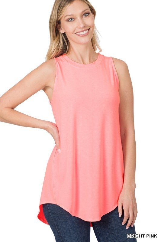 Hi Low High Neck Tank