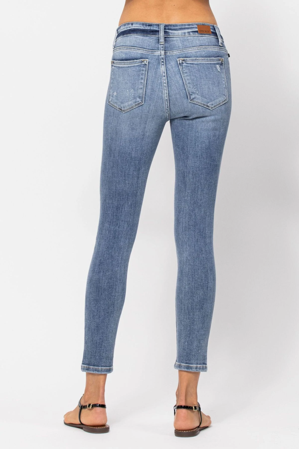 Judy Blue Cropped Skinny Jeans