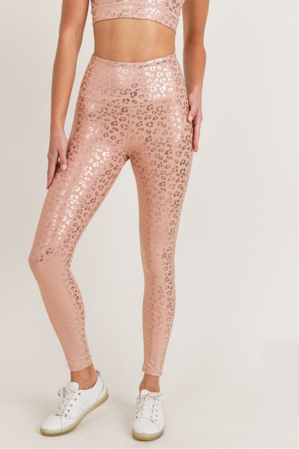 Highwaist Animal Shimmer Foil Leggings