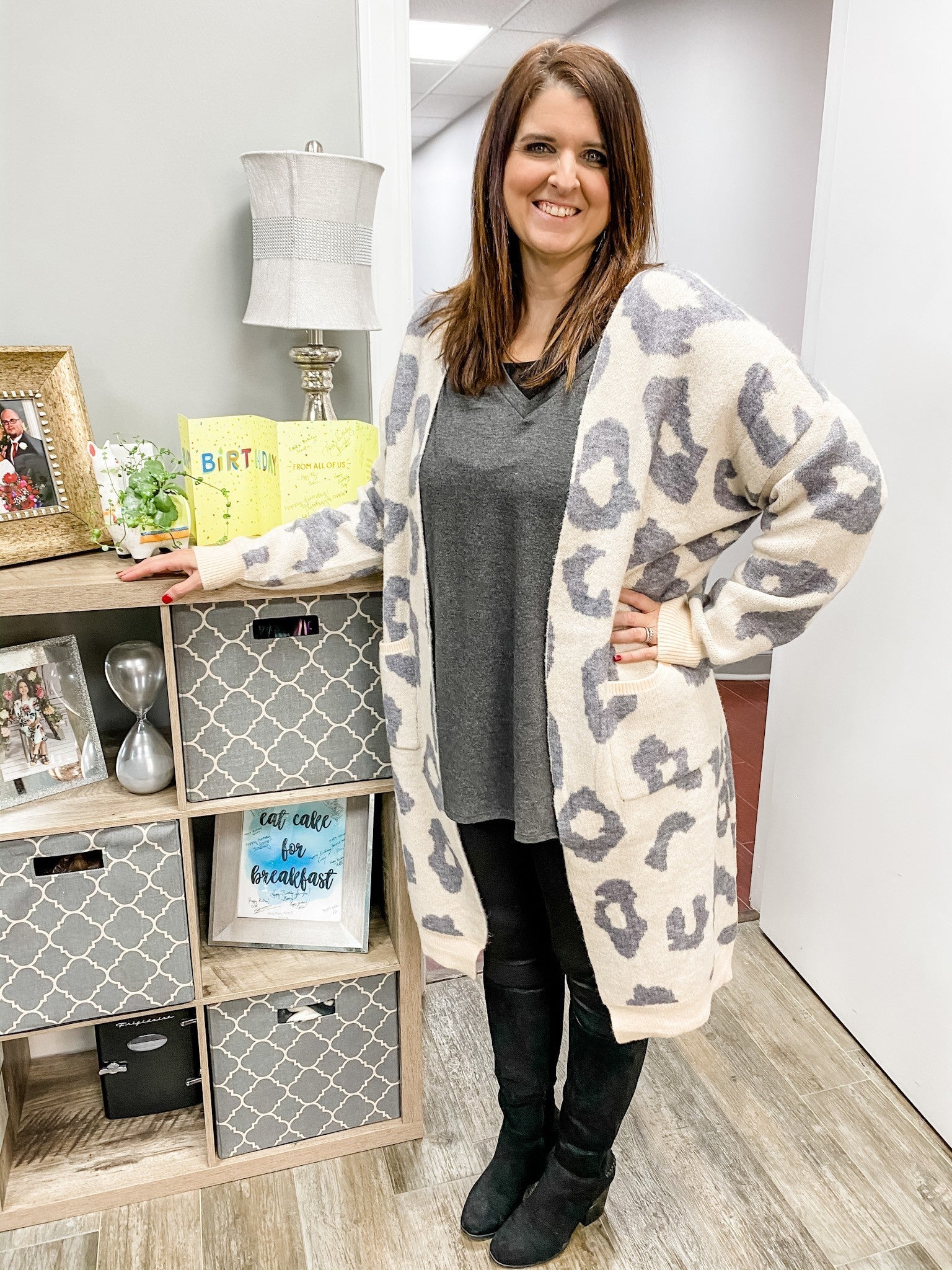 So Soft Leopard Cardigan