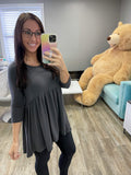 3/4 Fall Flowy Top