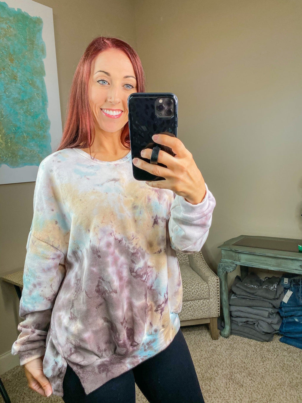 Stormy Tie Dye Sweatshirt