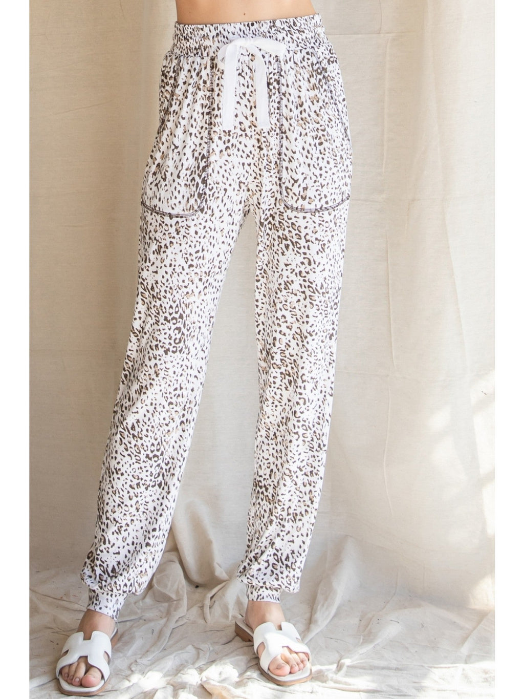 Leopard Joggers