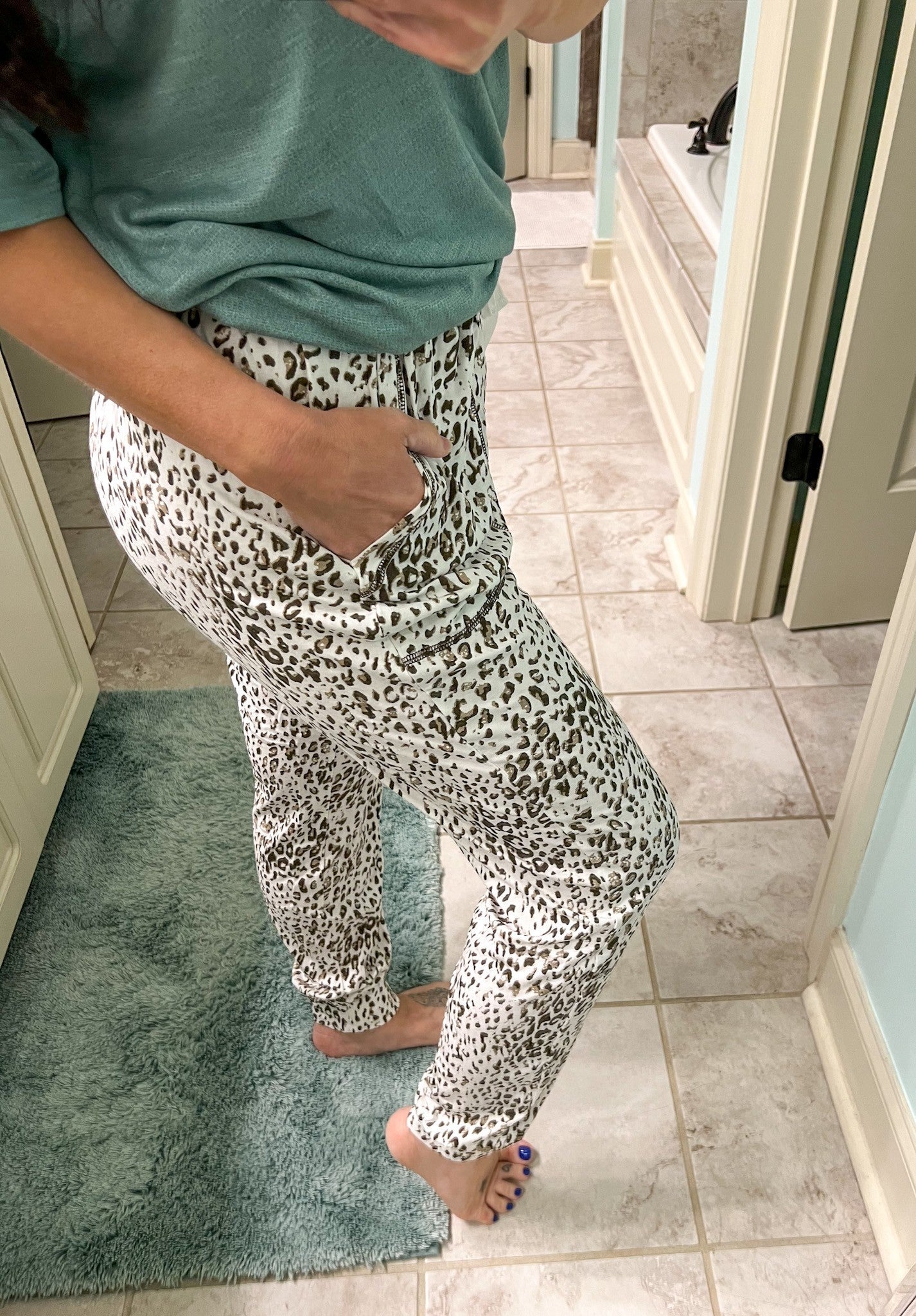 Leopard Joggers