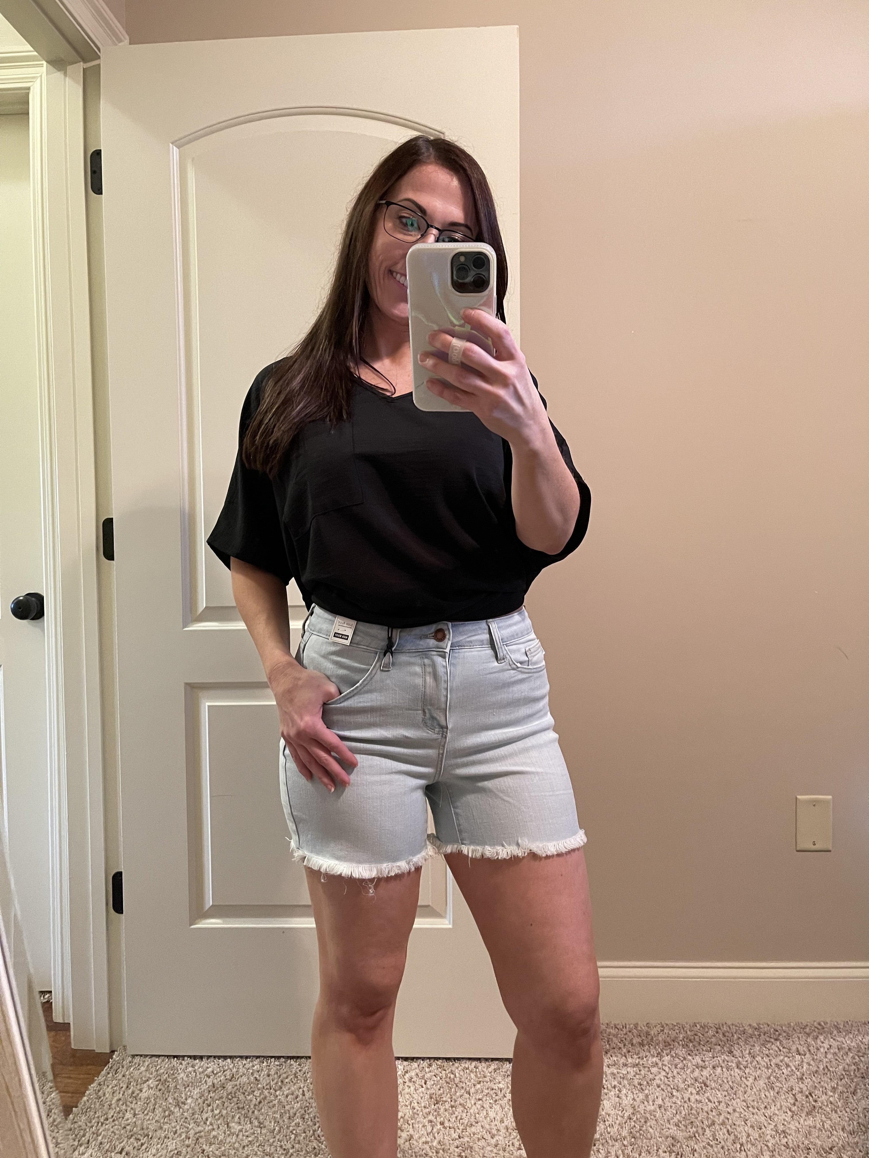 Judy Blue High Waist Bleach Light Cut Offs