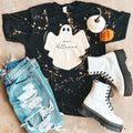 Bleached Happy Halloween Ghost Tee