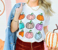 Colorful Pumkin Star Tee