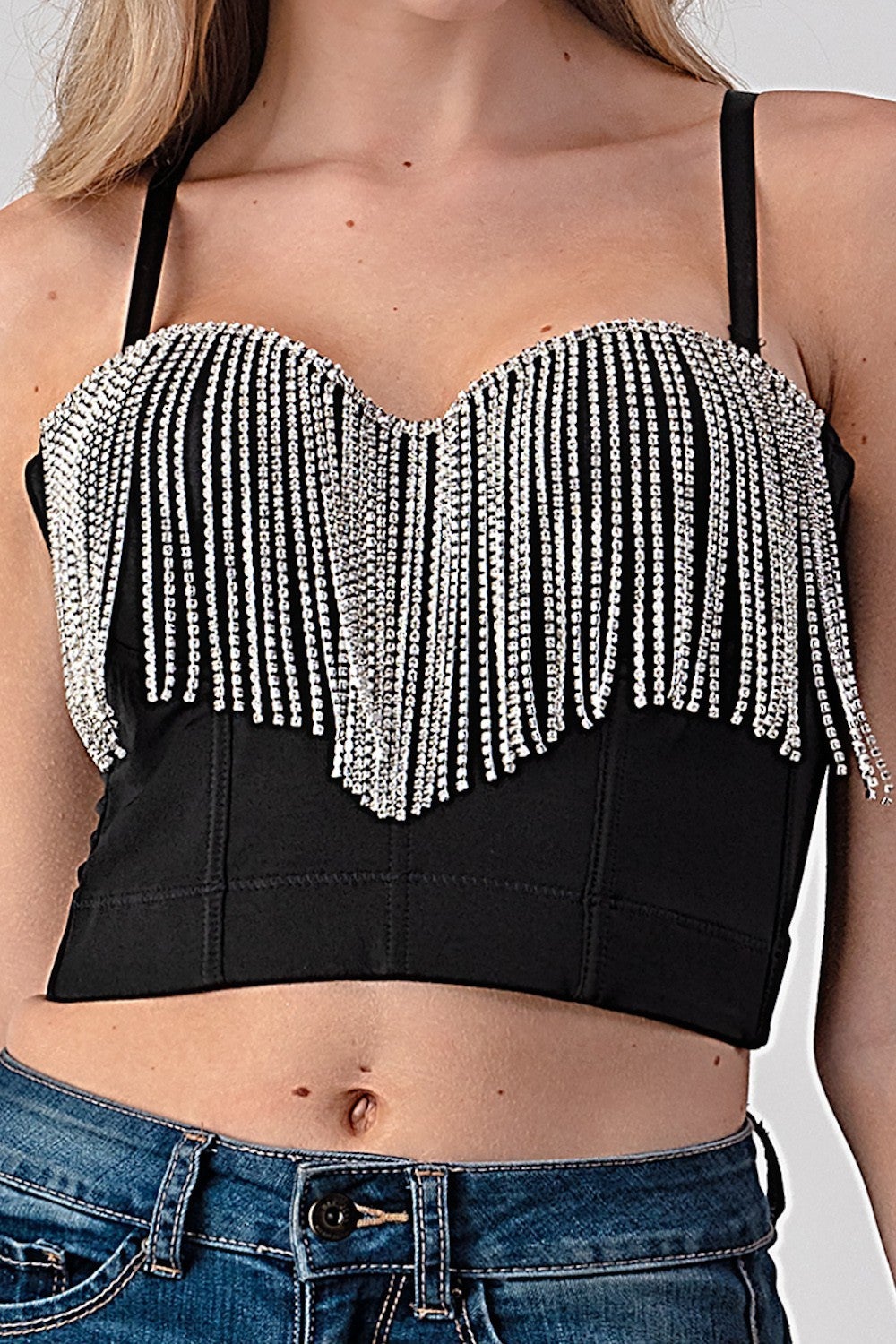 Broadway Girl Fringe Bustier