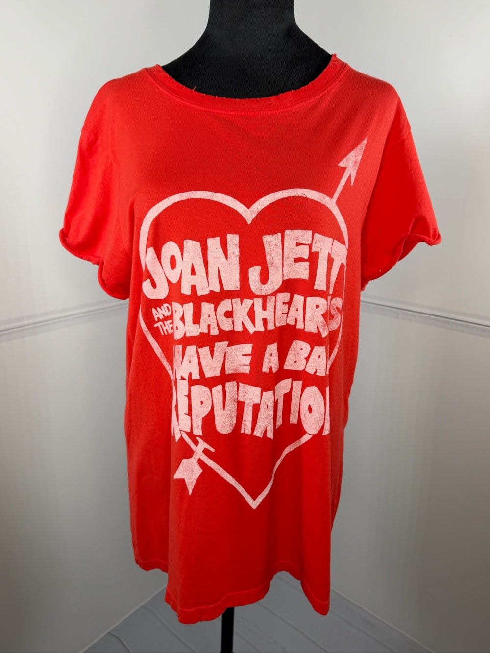 Recycled Karma Joan Jett Graphic Band Tshirt Size Medium