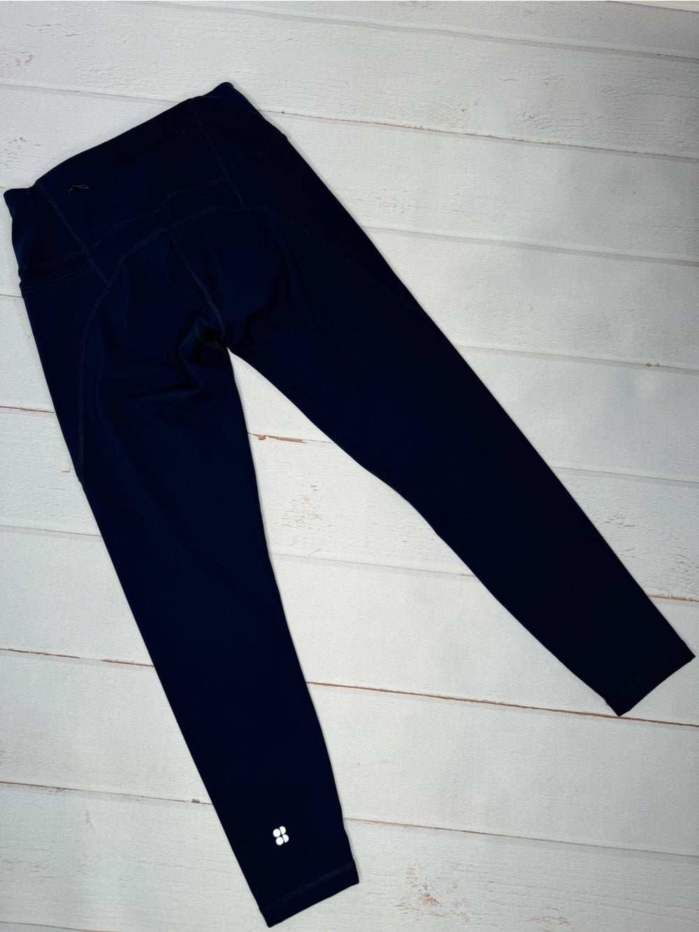 NWT - Sweaty Betty Power 7/8 Workout Leggings Navy Blue Size XS