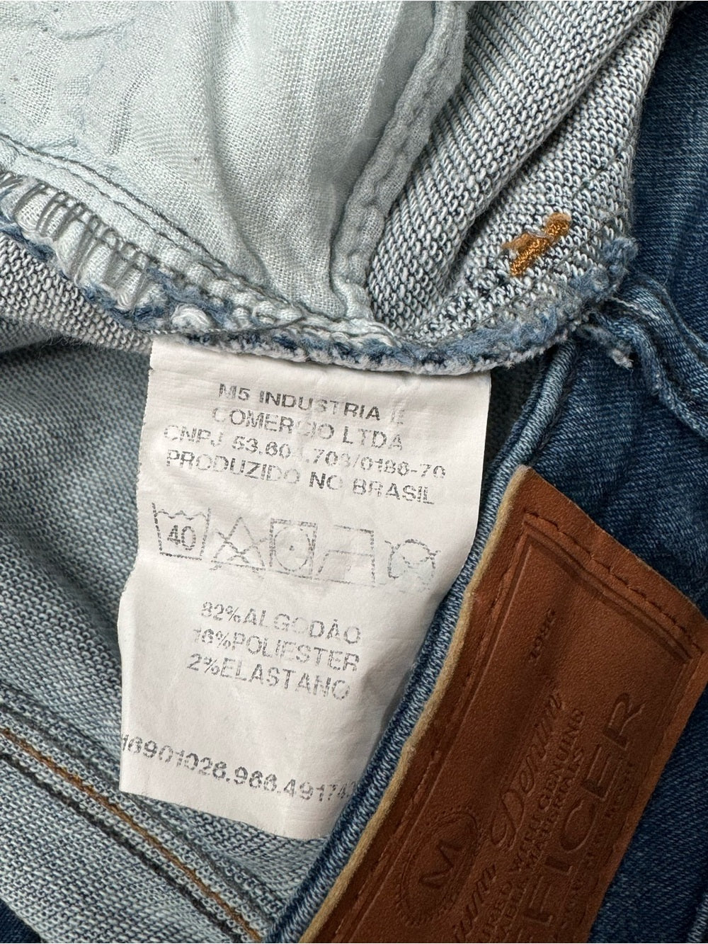 M. Officer Get Fit Bootcut Stretch Jeans Medium Wash Women's Size 38 Brazil