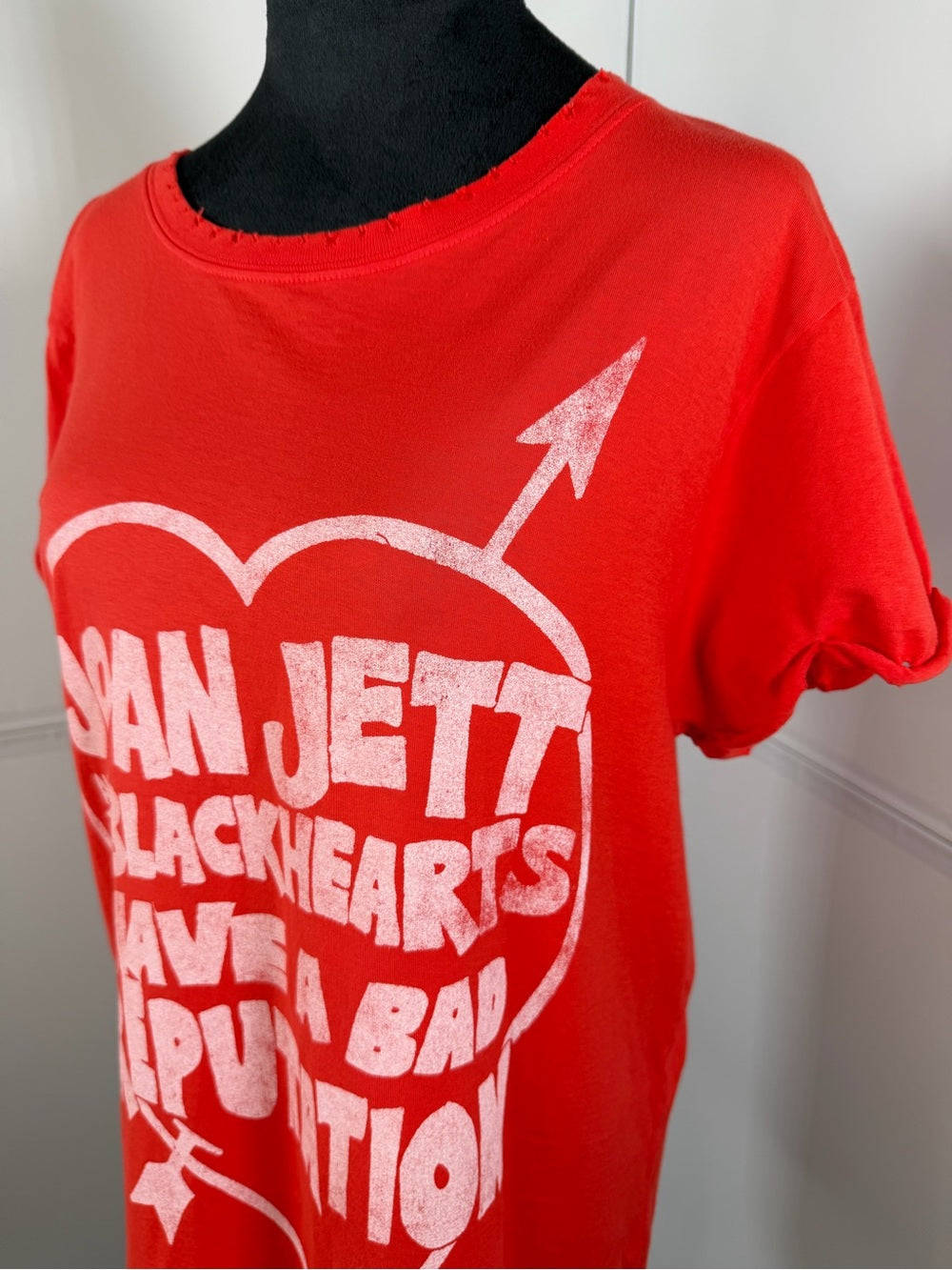 Recycled Karma Joan Jett Graphic Band Tshirt Size Medium