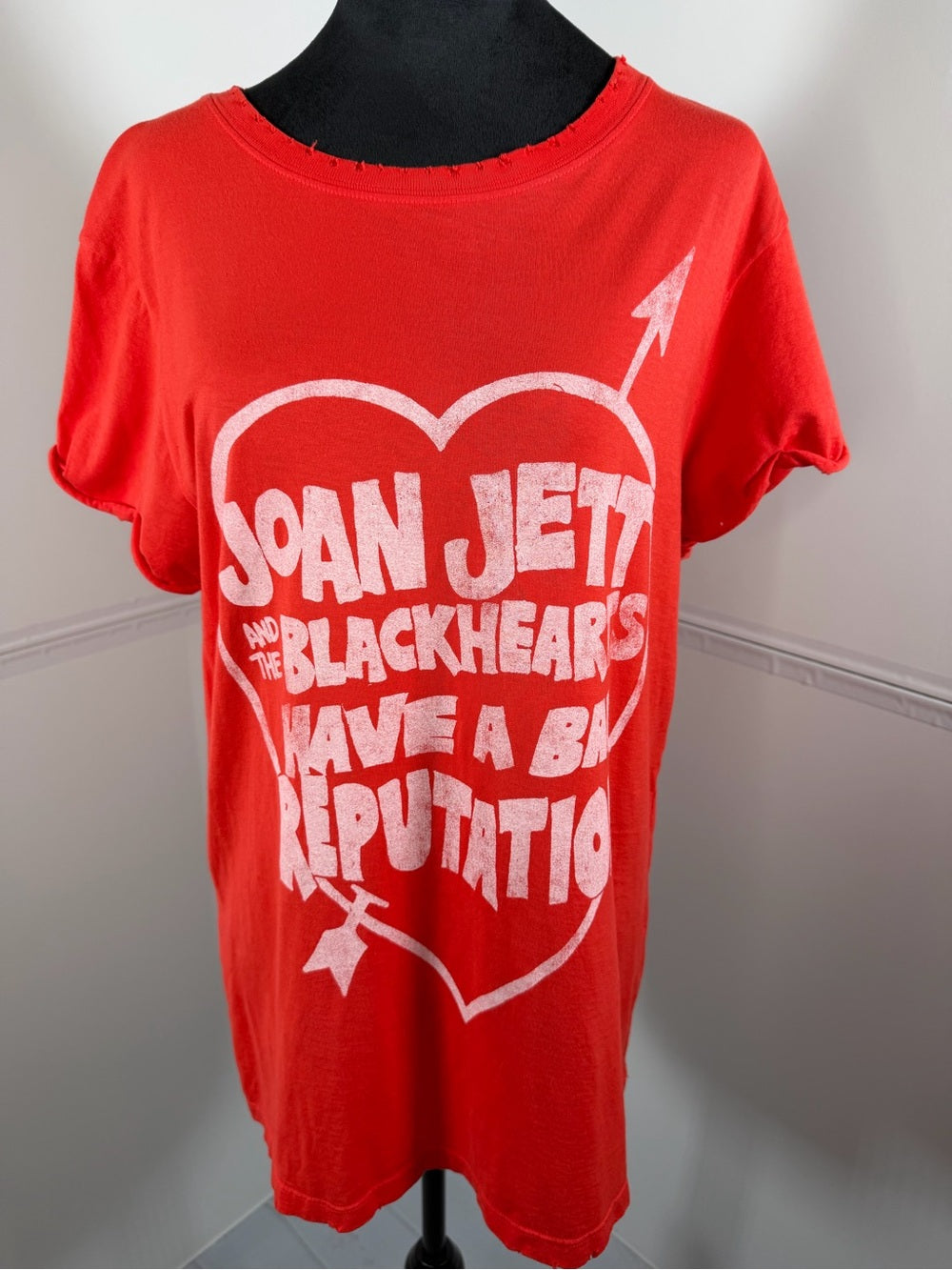 Recycled Karma Joan Jett Graphic Band Tshirt Size Medium