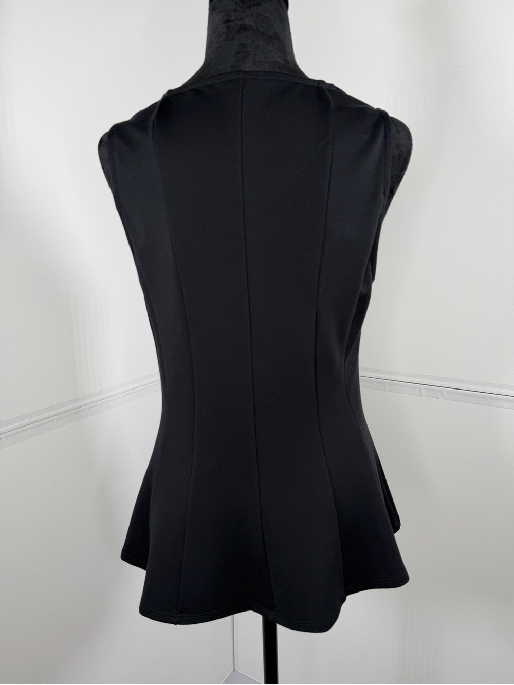 DOLAN X ANTHROPOLOGIE Left Coast Sleeveless Seamed Peplum Top Size Medium