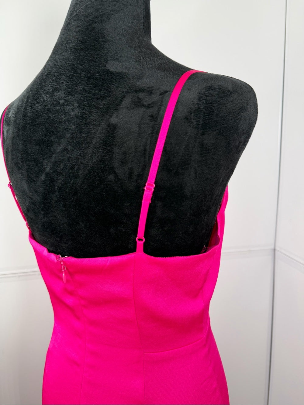 NWT Express Hot Pink Midi Dress Size Small