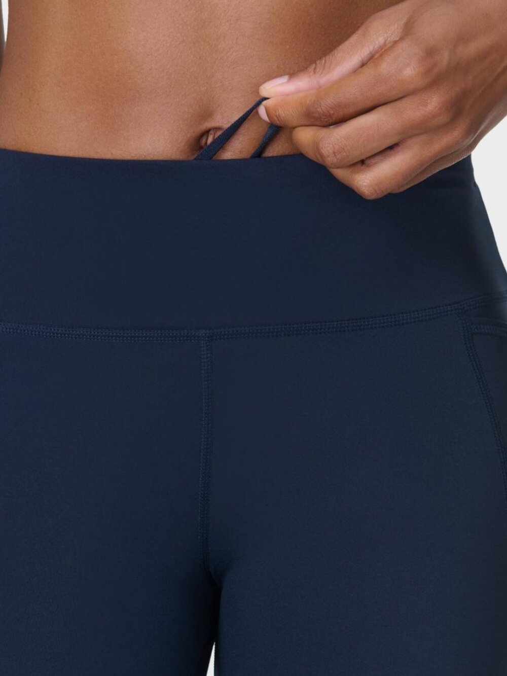 NWT - Sweaty Betty Power 7/8 Workout Leggings Navy Blue Size XS