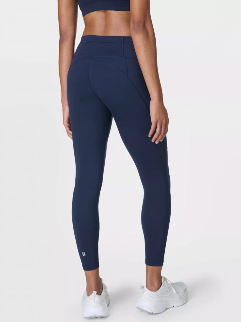 NWT - Sweaty Betty Power 7/8 Workout Leggings Navy Blue Size XS