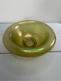 Antique c. 1920s H. Northwood & Co. No. 659 "Russet" Stretch Glass Console Bowl