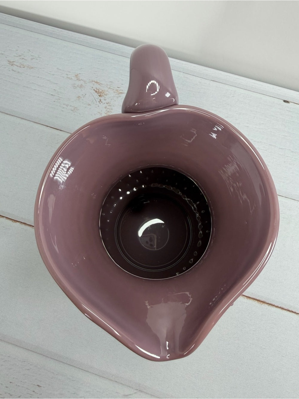 Mosser Glass Gigi Hobnail Pitcher Eggplant Purple 70 oz Fenton Mold