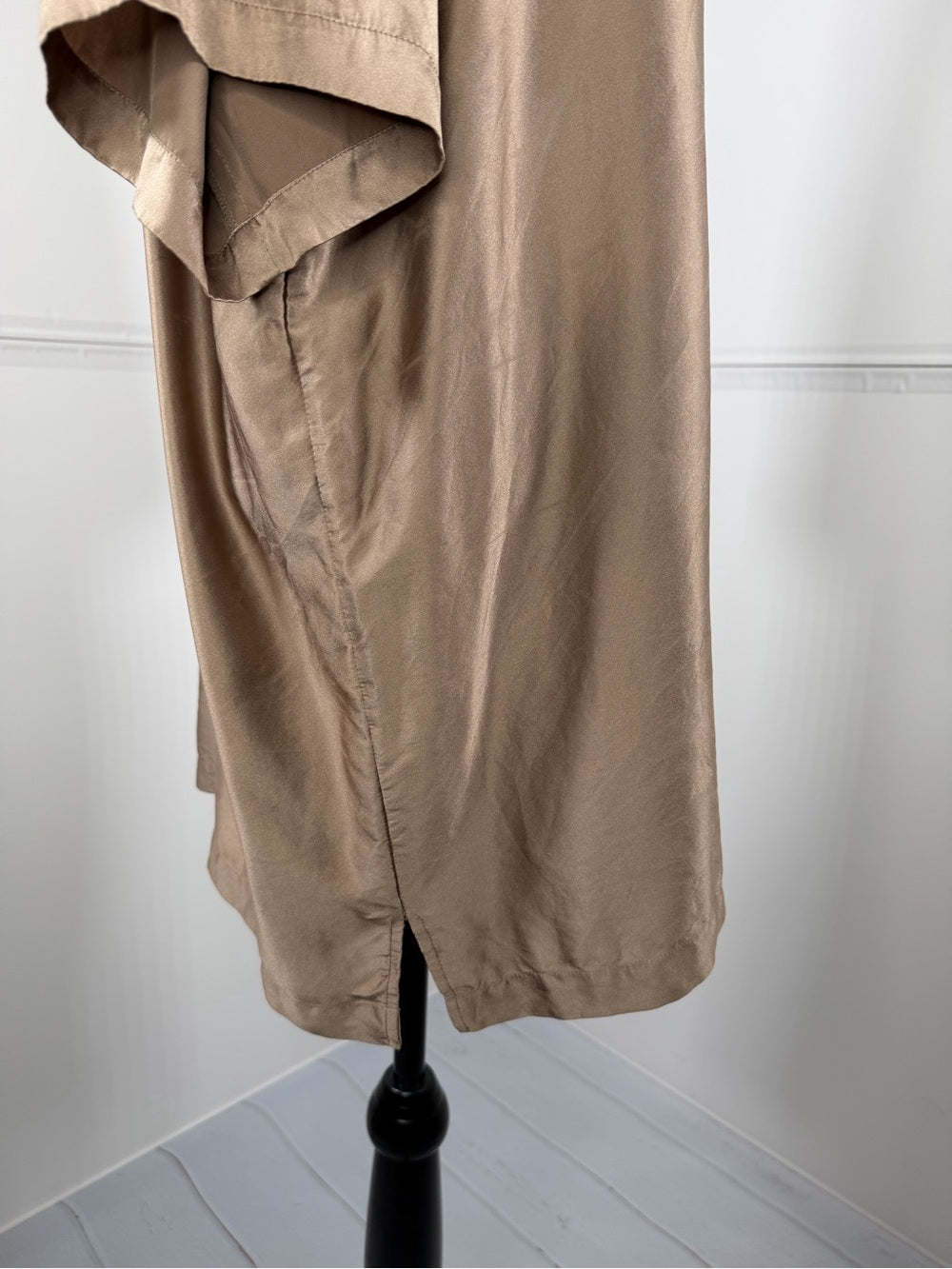 Vintage The Limited 100% Silk Shift Dress Size M/L Made in Hong Kong