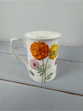 Gracie Bone China "Summer Dahlia & Wildflower" Tall Coffee Mug
