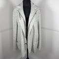 Eleventy Grey Hooded Blazer Jacket Mens IT 60 (US 50)