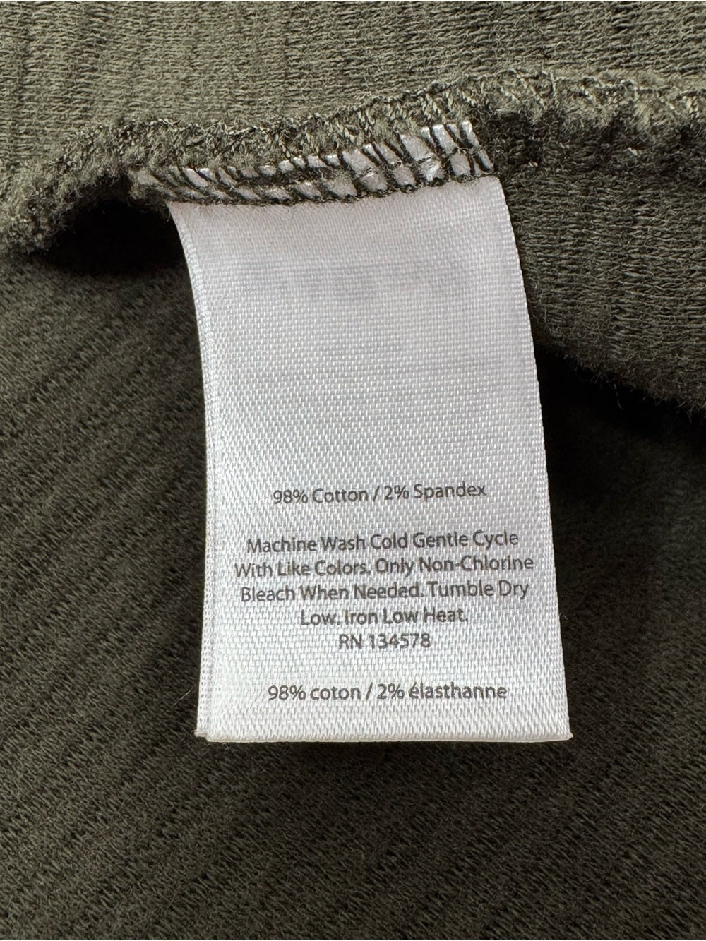 Vineyard Vines Olive Textured Knit Shift Dress Gold Back Zipper Size Small