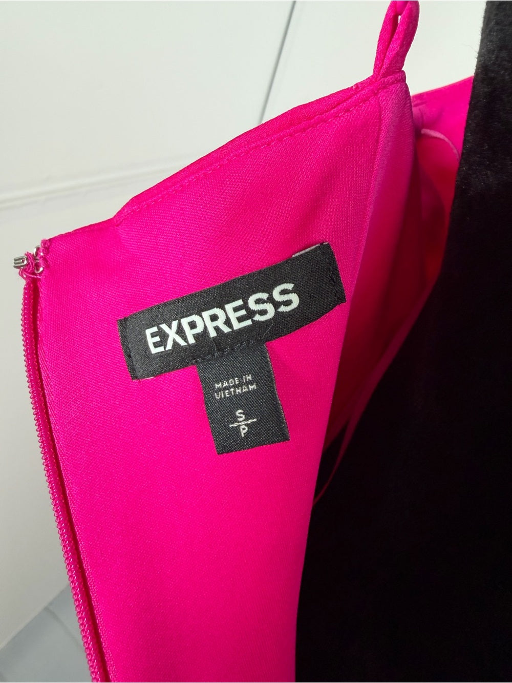 NWT Express Hot Pink Midi Dress Size Small