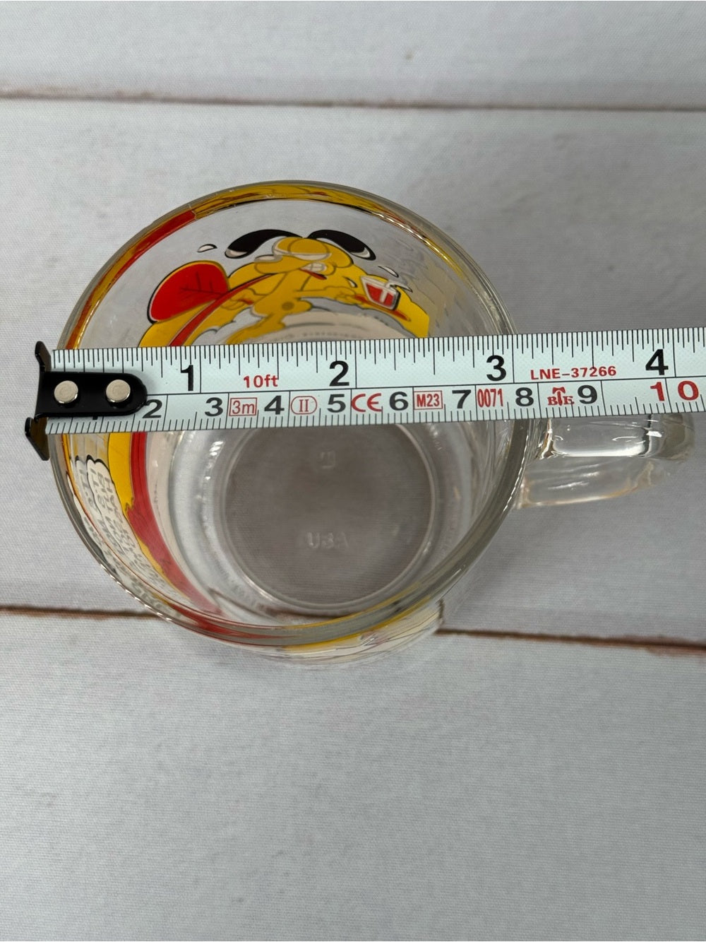 Vintage 1978 McDonald’s Garfield Glass Mug Its Not A Pretty Life Hammock