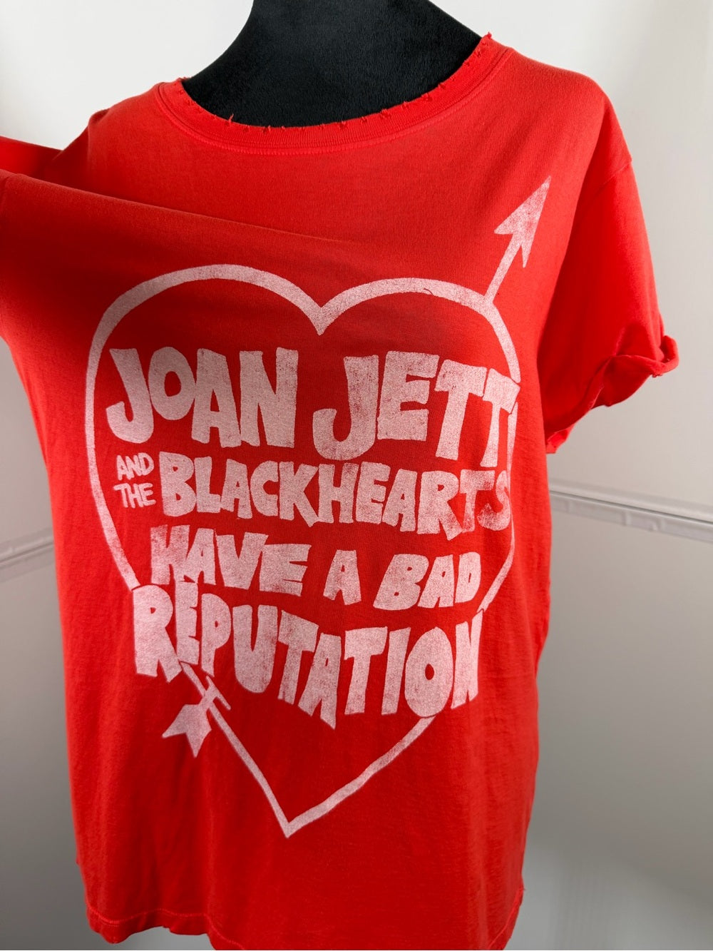 Recycled Karma Joan Jett Graphic Band Tshirt Size Medium