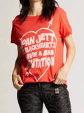 Recycled Karma Joan Jett Graphic Band Tshirt Size Medium