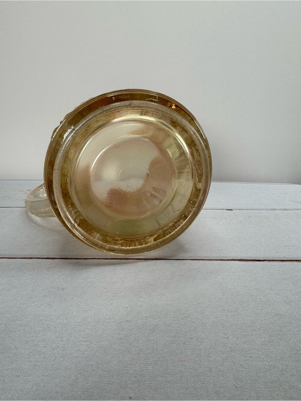 Antique Imperial Glass Marigold Carnival Glass Lustre Rose Water Pitcher
