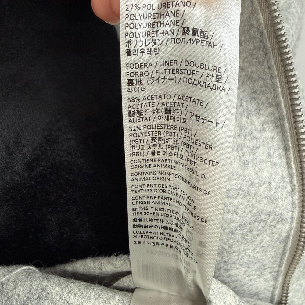 Eleventy Grey Hooded Blazer Jacket Mens IT 60 (US 50)