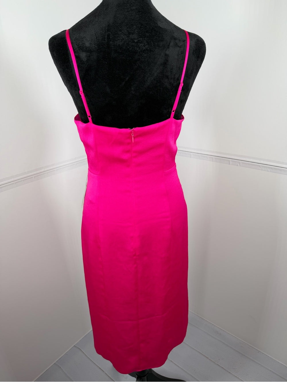 NWT Express Hot Pink Midi Dress Size Small