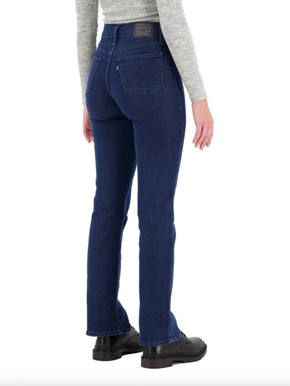 NWT Levi's 314 Shaping Straight Jeans Womens Size 28 x 32 Dark Wash