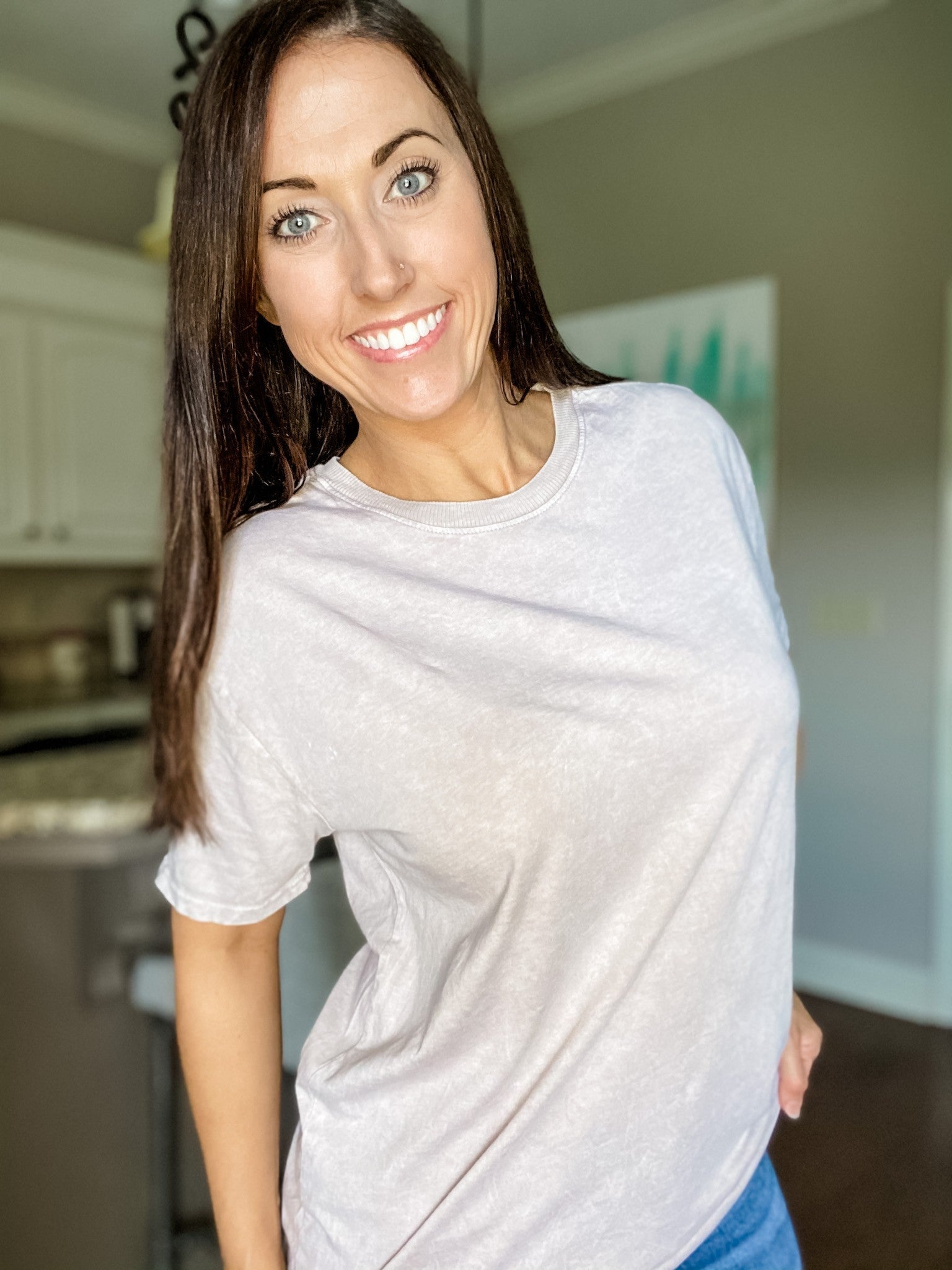 Mineral Washed Oversized Tee